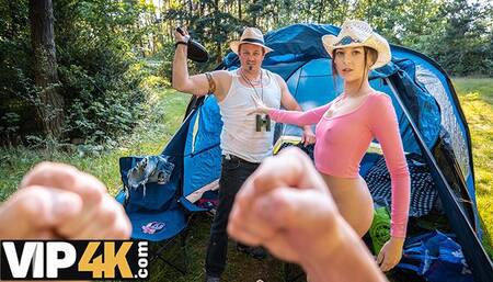 POV scene with unimaginable Isabella De Laa from Hunt4k