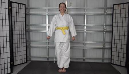 NATALIE CHARM EARNS HER ORANGE BELT (4K)