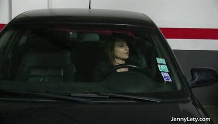 Exhibition in a parking lot