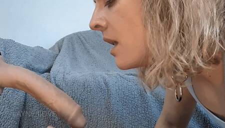 Sloppy Sissy Spit Fetish Face Fuck Deepthroat Training Pt 1 - HD