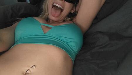 Belly worship from the inside, swallowing my boyfriend hammer space