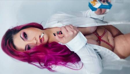 Smoking BBW Teases You