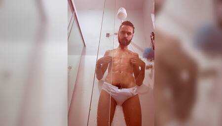 In This Heat Nothing Better Than Taking a Shower.