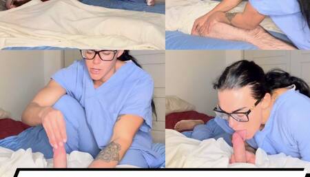 Happy Ending Massage: Slutty Masseuse Hand Job & Cock Milking