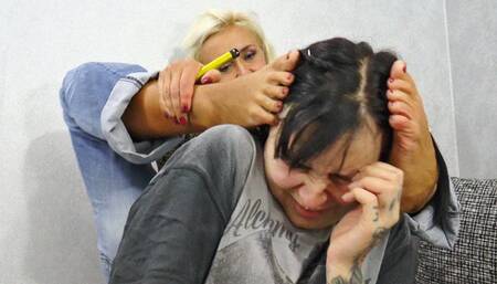 Mistress Roxana - Stinky foot humiliation