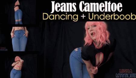 Jeans Cameltoe Dancing + Underboob - wmv version