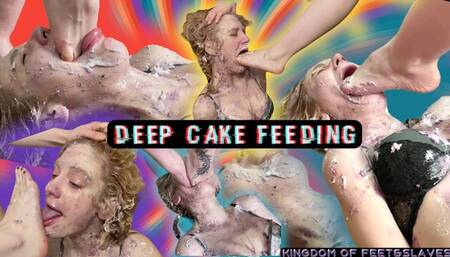 deep cake feeding ( HD 720p MP4 )