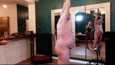 Goddess Kira Gold - BrandNEW!! – Pitiless hard whipping the gimp with several whips and Paddle – Part 1&2