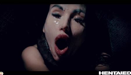 Real Life Hentai - Sasha Rose got huge facial after hardcore anal fuck w Aliens