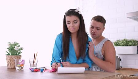 Veronica Bellucci gets a deep creampie from her boyfriend
