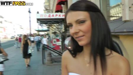 Real girl first public adventure