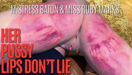 Her Pussy Lips Don't Lie