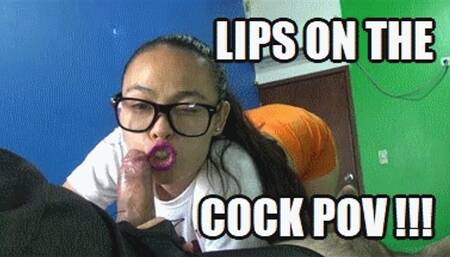 LIP FETISH BLOWJOB 240304B4 SARAI MAKING LIP TRICKS IN FRONT OF THE CAMERA WHILE SUCKING COCK + FREE SHOW (LOWDEF SD MP4 VERSION)