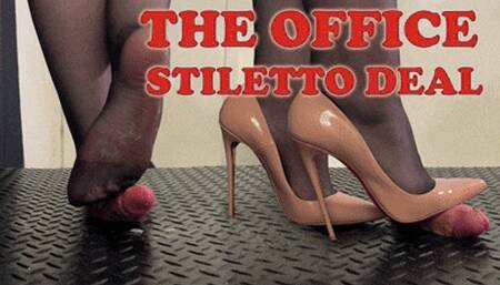 The Office Stiletto Deal (Slave POV Version) - TamyStarly - Bootjob, Shoejob, Ballbusting, CBT, Trample, Trampling, High Heels, Crush, Louboutin