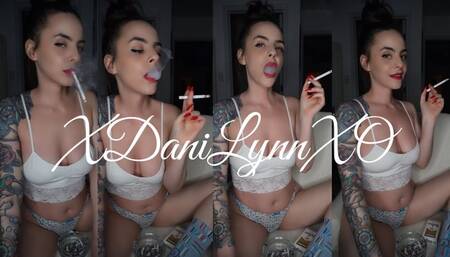 Smoking Wearing Cute Socks