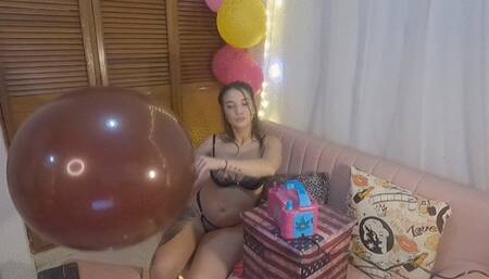 No Pop ballóon Big red