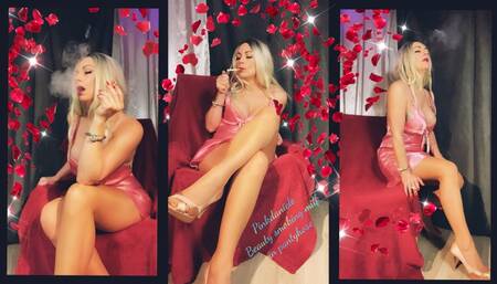 Beauty smoking milf in pantyhose MOV