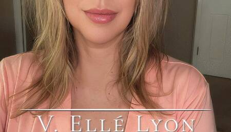 Elle Lyon Putting On Lipstick As She Smokes