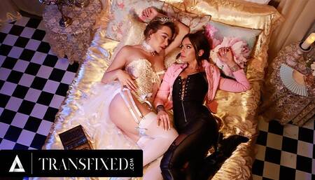 Fairytale Queens April Olsen and Trans Emma Rose Have Intense Strapon Anal Fuck Session