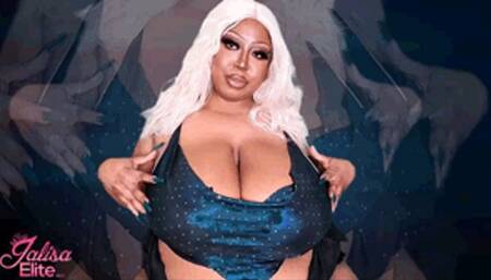 Tantalizing Teal Big Tits and Long Nails Mesmerize (MP4 Version)