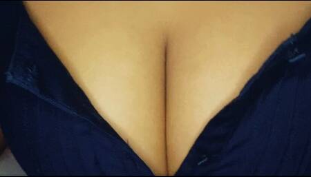 My Sexy Indian Step Sister Teasing Me with Her Huge Ass and Big Boobs and Letting Me Touch All Over Her Body