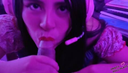 AMIGO date cuenta tu MUJER me la esta CHUPANDO BIEN RICO mientras JUGAN FALLGUYS - PARTE 1