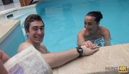 Hunt4k featuring Anna Rose's raven scene