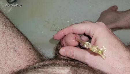 Pissing in the Shower Peehole Compilation