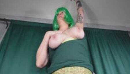 Growth Curse on St Pats Transforms Stepmom into a HORNY GIANTESS that must fuck you! WMV 1080