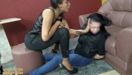 Ebony Mistress Black Day - Cruel Domination and Humiliation # SD MOBILE