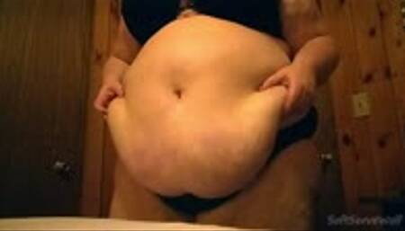 Big Belly Slow Motion Drops and Jiggles