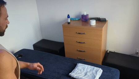 Gym Girl Gives Deep Tissue Massage