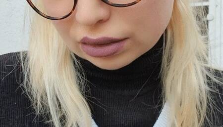 Closeup Smoking before work