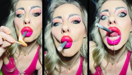 I smoke u lil black devil