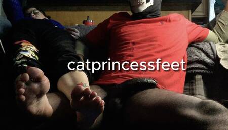 facing pov Footjob marathon3, the final, 5th orgasm, insatiable bbc on mature, sexy milf feet