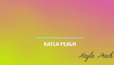 SSBBW Kayla Peach Squashes a Cake