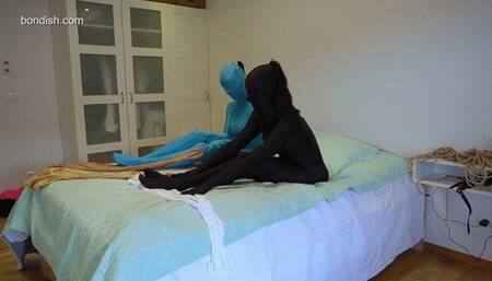 ZENTAI FEMDOM HOGTIE ONSCREEN BONDAGE