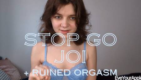 Stop Go JOI Game with Ruined Orgasm
