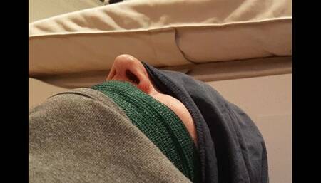 Roommate's nose crushed [struggled breathing ASMR]