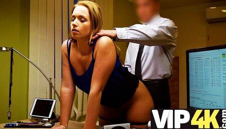 Perfect Nata Lee at office dirt