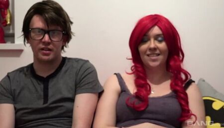 Lucy Lane and Devon Breeze in a nasty geeky threesome