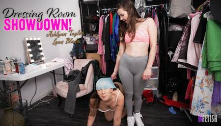 Ashlynn & Lana Blade - "Dressing Room Showdown" Theater Actress Wedgies for Main Role - HD 1080p