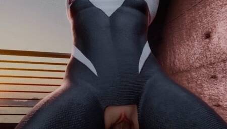 Spiderman girls in 3d sex compilation