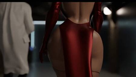 Soviet Seduction - Busty soviet spy is fucked by big dick lizard man