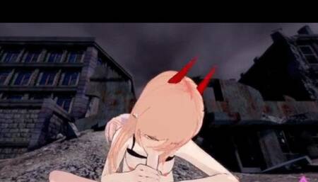 Denji Power Game Chainsaw Man Hentai Sex Uncensored Japanese Asian Manga Fuck Anime