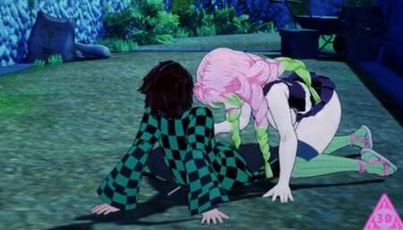 Tanjiro Mitsuri kanroji demon slayer uncensored sex hentai game Japanese Asian Manga Anime