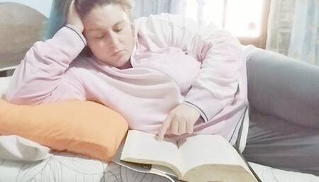 Disgusted handjob in latex gloves