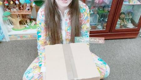 opening a special present- eeyore