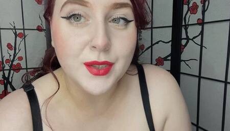 Red kisses on your cock