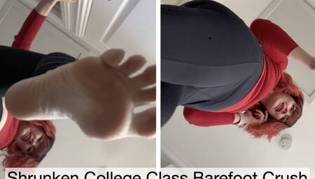 Shrunken College Class Barefoot crush